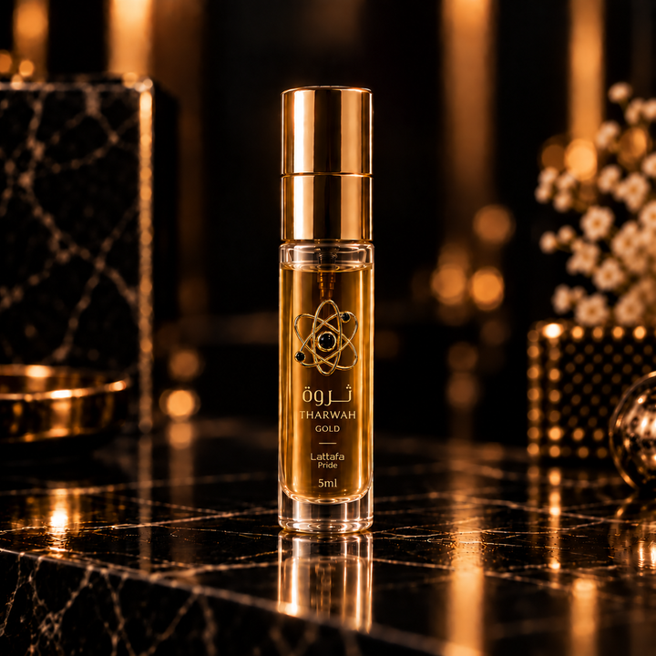 Lattafa Tharwah Gold — 5 ML Decant