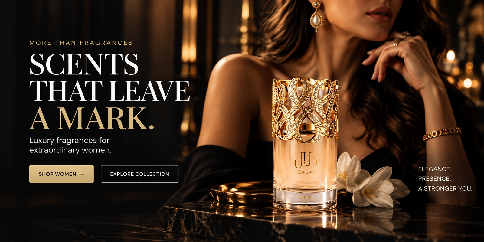 Scents that leave a mark. — Luxury fragrances for extraordinary women.